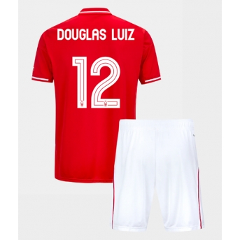 Billige Fotballdrakt Nottingham Forest Douglas Luiz #12 Replika Hjemmedraktsett Barn 2025-26 Kortermet (med bukser)